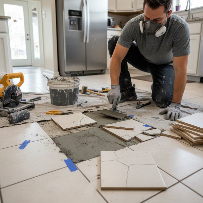 Local Tile pros at work